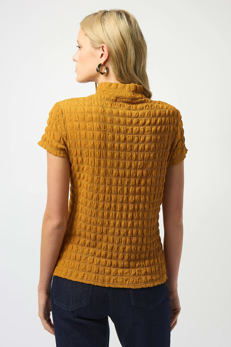 Joseph Ribkoff -Textured Knit Fitted Top