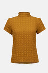 Joseph Ribkoff -Textured Knit Fitted Top