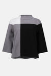 Joseph Ribkoff -Jacquard Sweater Colour Block Pullover