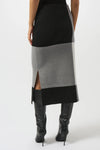 Joseph Ribkfoff - Jacquard Sweater Colour Block Skirt
