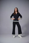 Joseph Ribkoff- Sweater Knit Culotte Pants
