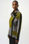 Joseph Ribkoff - Jacquard Sweater Colour Block Pullover