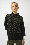 Joseph Ribkoff - Jacquard Animal Print Sweater