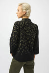 Joseph Ribkoff - Jacquard Animal Print Sweater