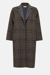 Joseph Ribkoff -Wool Blend Plaid Double-Faced Coat