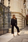 Joseph Ribkoff -Sweater Knit Straight Leg Pants