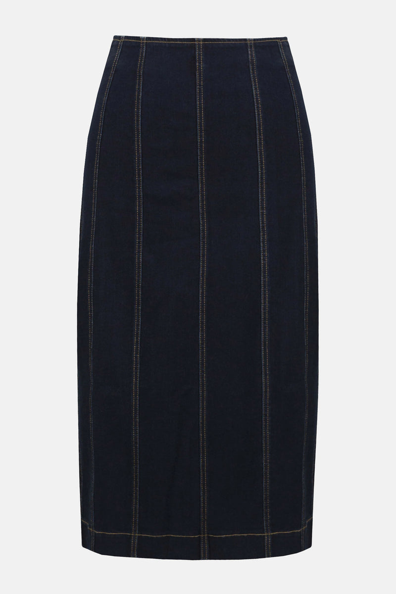 Joseph Ribkoff - Stretch Denim Pencil Skirt