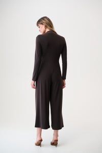 Joseph Ribkoff -Silky Knit Wide Leg Wrap Jumpsuit