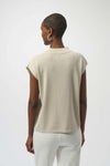 Joseph Ribkoff -Sweater Knit Sleeveless Pullover Detail