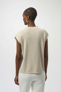 Joseph Ribkoff -Sweater Knit Sleeveless Pullover Detail