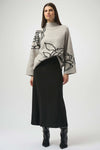Joseph Ribkoff -Sweater Knit Floral Print Pullover