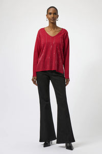 Joseph Ribkoff - Sweater Knit Pullover with Detail