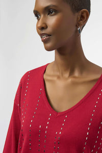Joseph Ribkoff - Sweater Knit Pullover with Detail