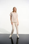 Joseph Ribkoff -Silky Knit and Mesh Straight Top