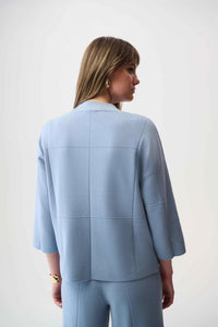 Joseph Ribkoff -Brushed Viscose Straight Sweater with Mock Neck