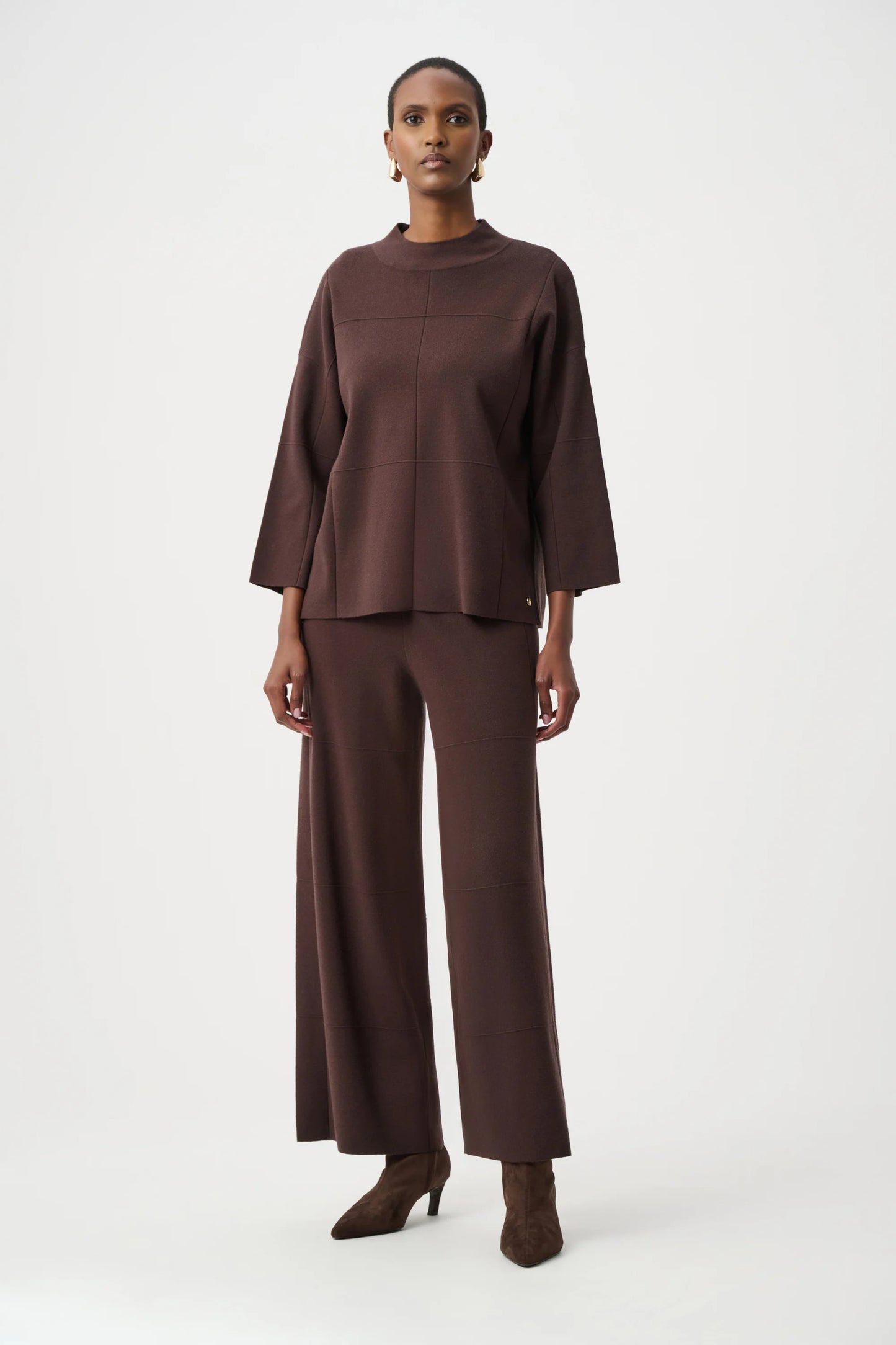 Joseph Ribkoff - Brushed Viscose Culotte Pants