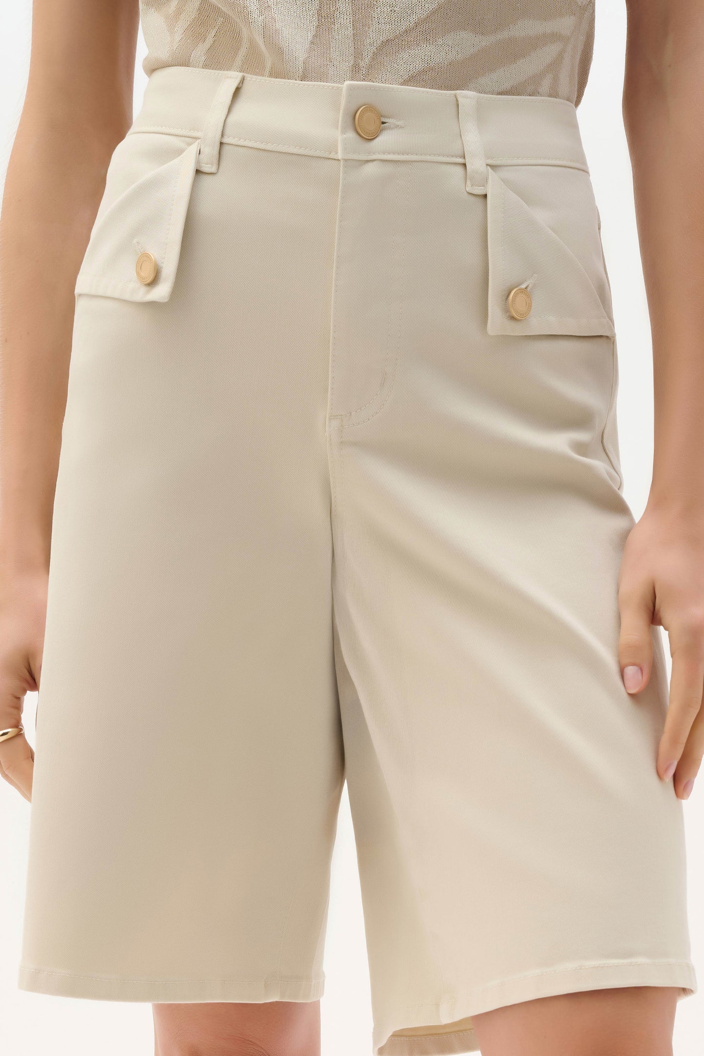 Joseph Ribkoff -Denim Straight Jean Shorts