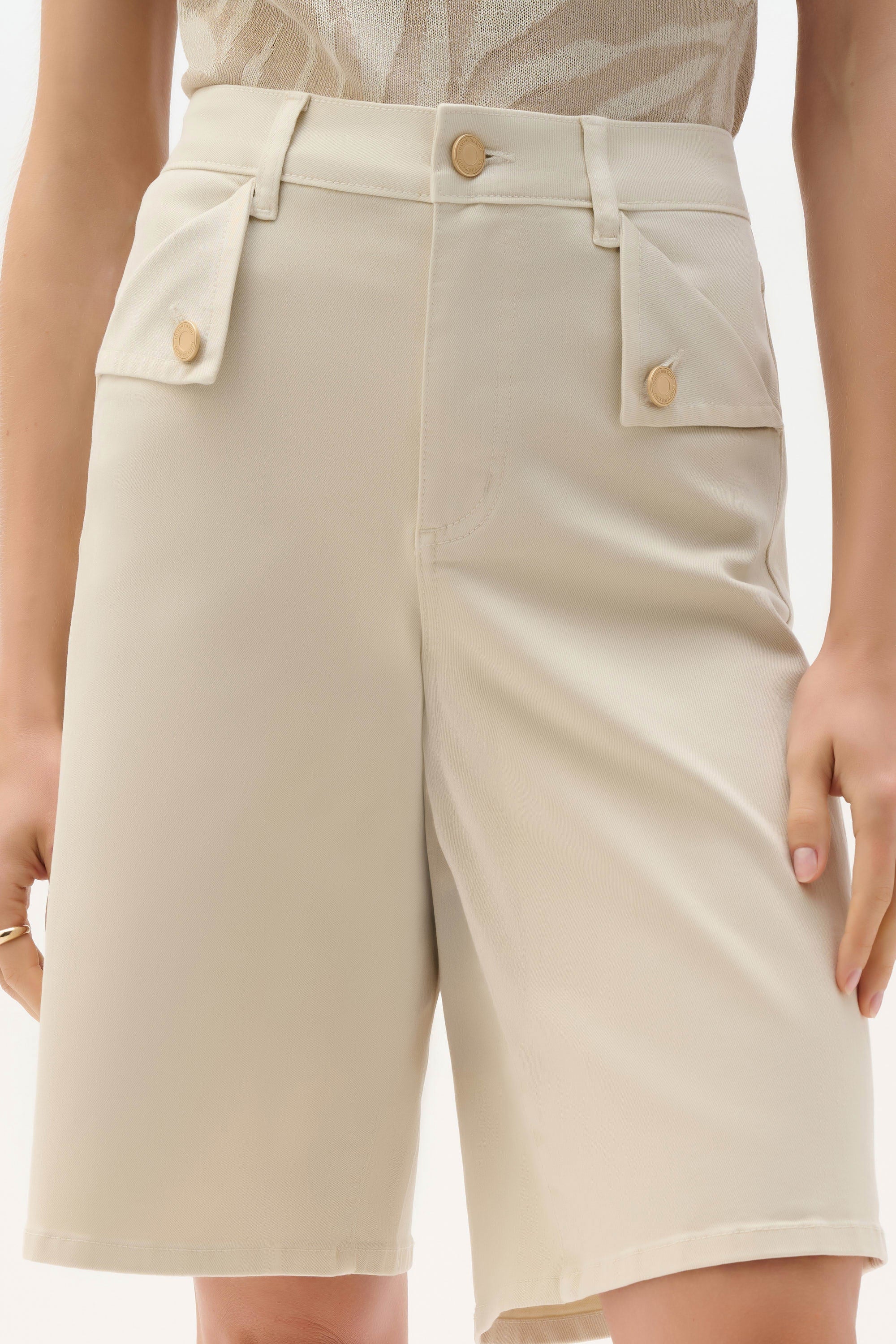 Joseph Ribkoff -Denim Straight Jean Shorts