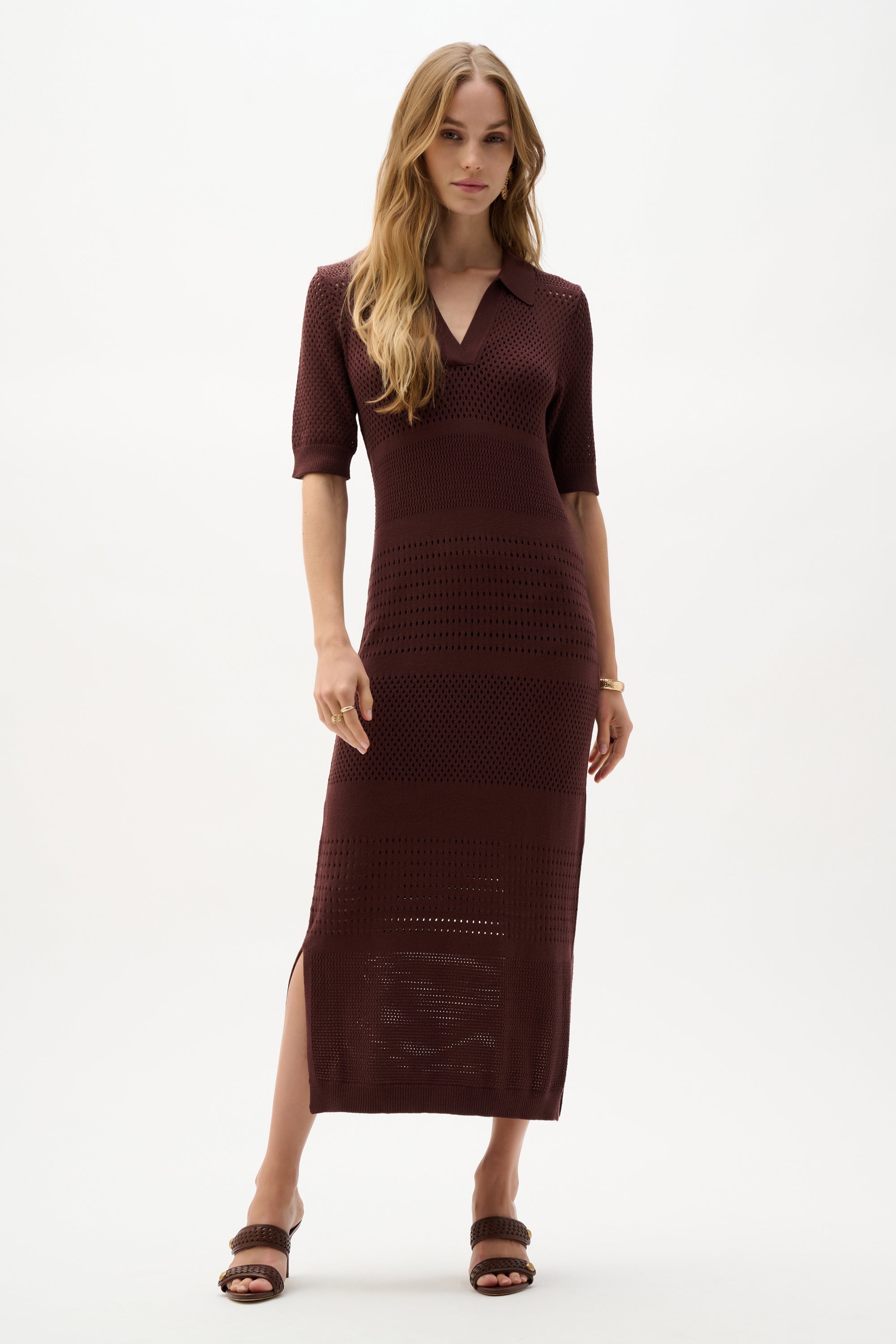 Joseph Ribkoff -Viscose Sweater Knit Straight Dress