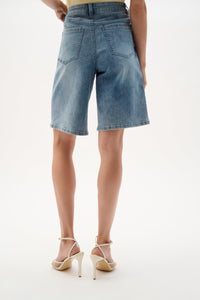 Joseph Ribkoff-Denim Straight Jean Shorts