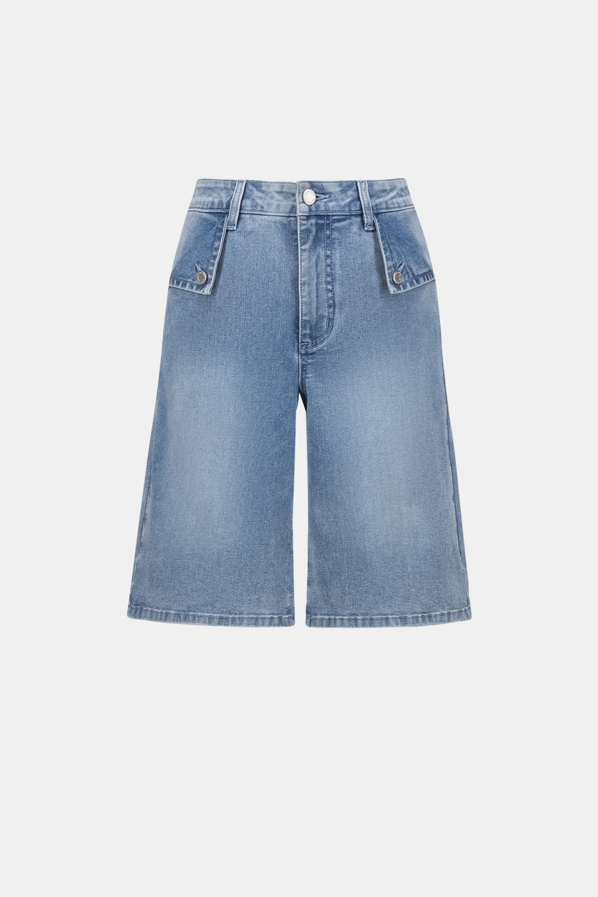 Joseph Ribkoff-Denim Straight Jean Shorts