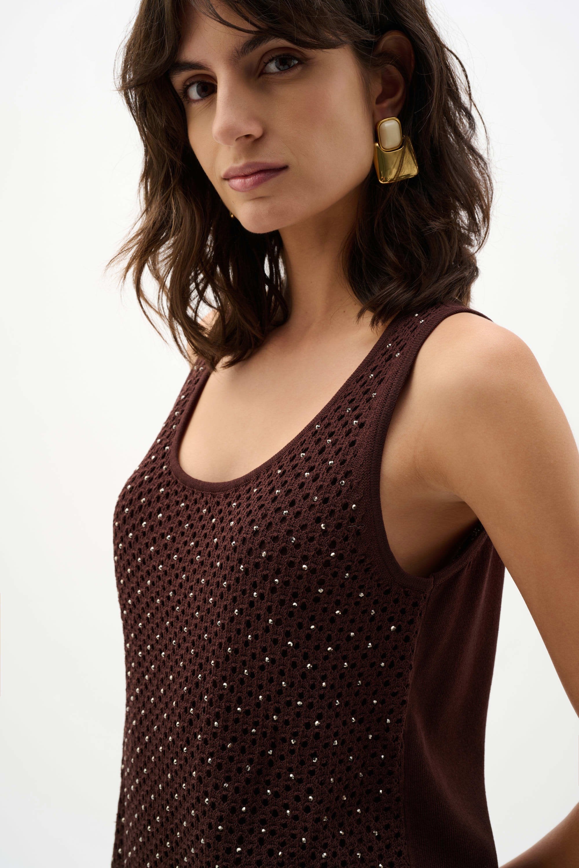 Joseph Ribkoff -Embellished Knit Camisole
