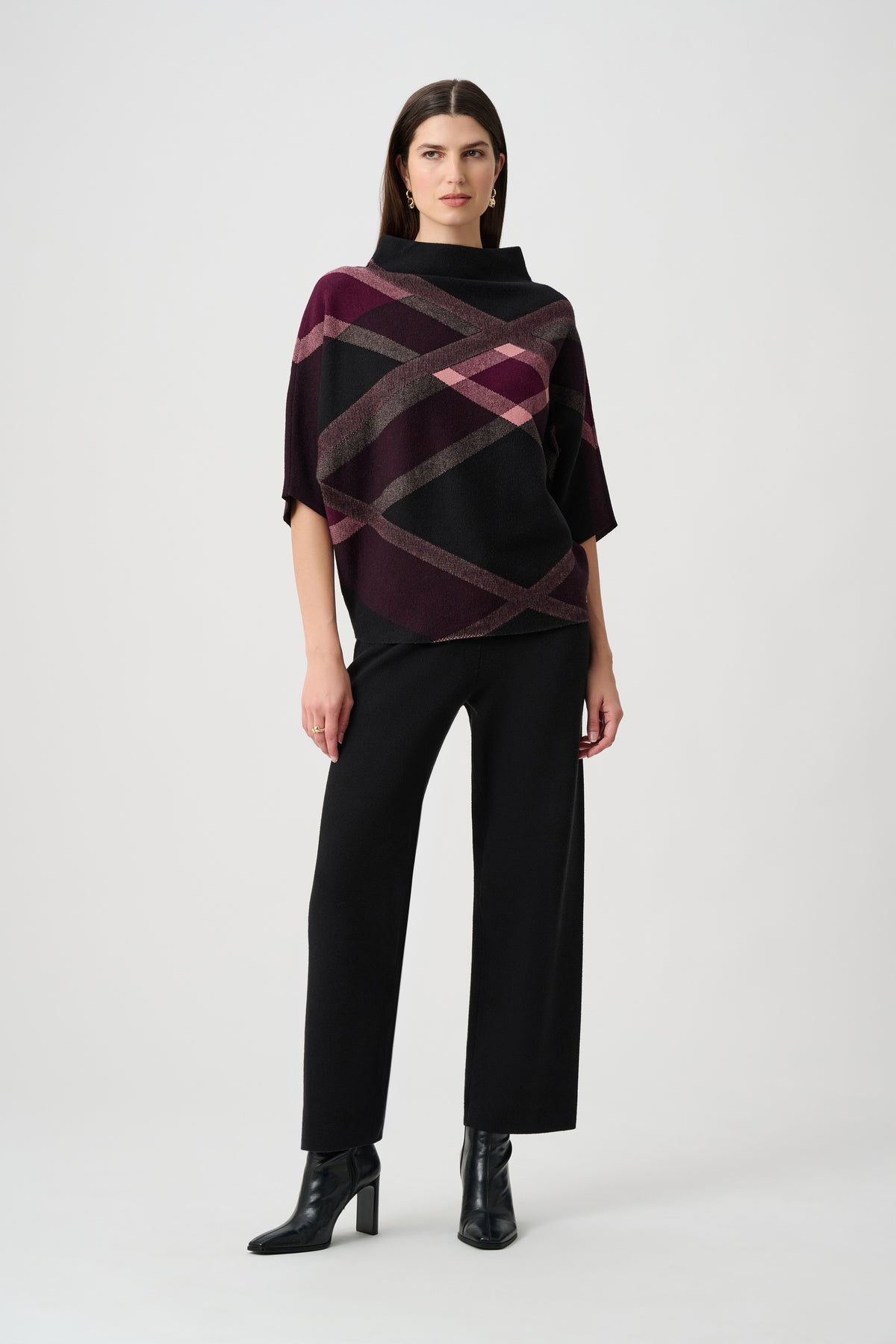 Joseph Ribkoff - Brushed Viscose And Nylon Knit Pull-On Pants