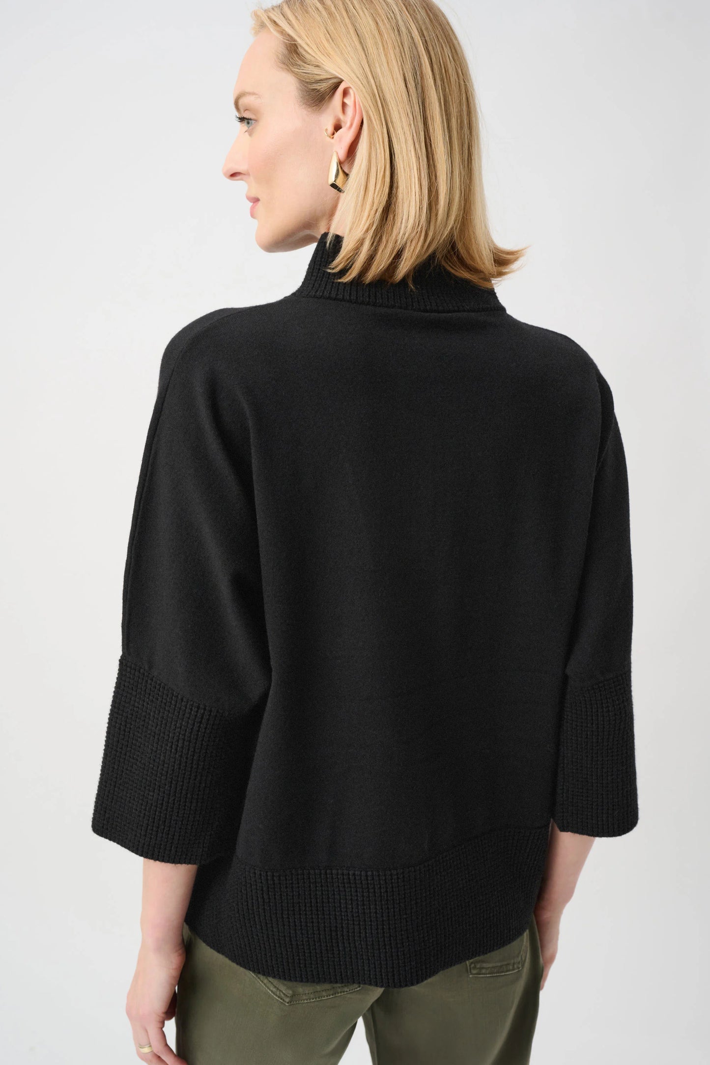 Joseph Ribkoff - Brushed Viscose And Nylon Funnel-Neck Sweater