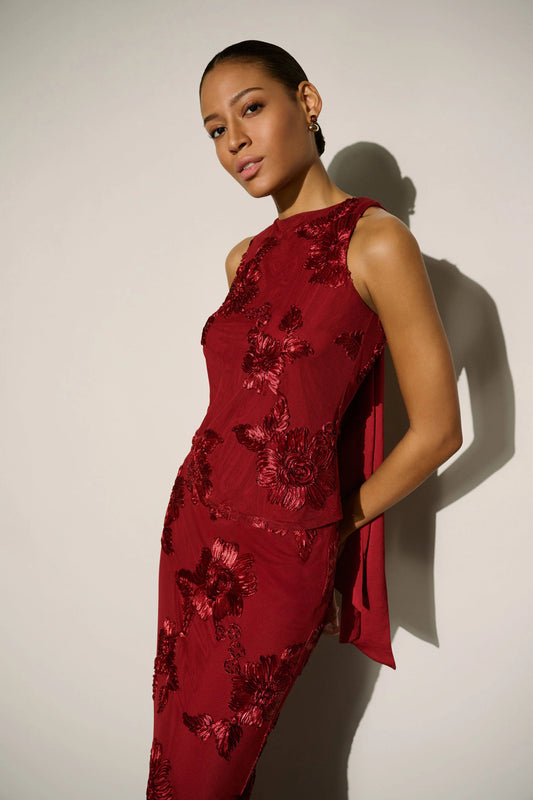 Joseph Ribkoff -Embellished Sleeveless Top