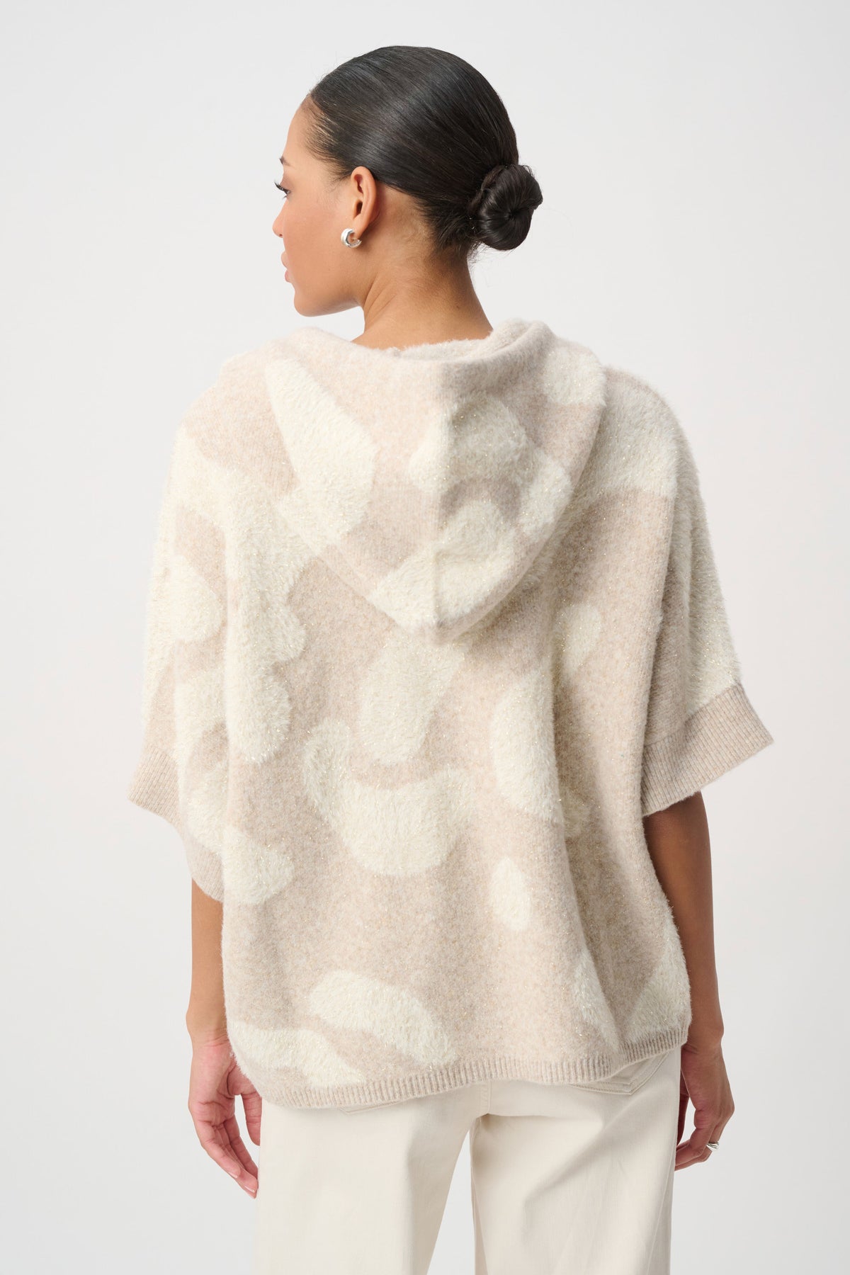 Joseph Ribkoff - Hooded Animal Print Sweater