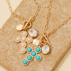 Studded Cross Necklace