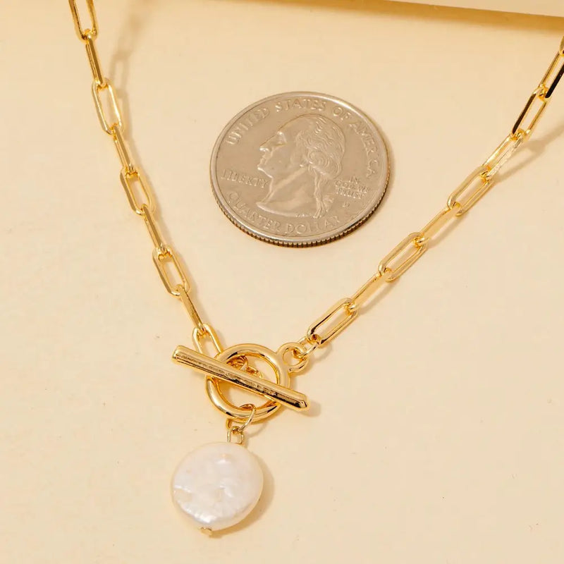 Toggle Charm Necklace