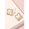 Clover Cutout Stud Earrings