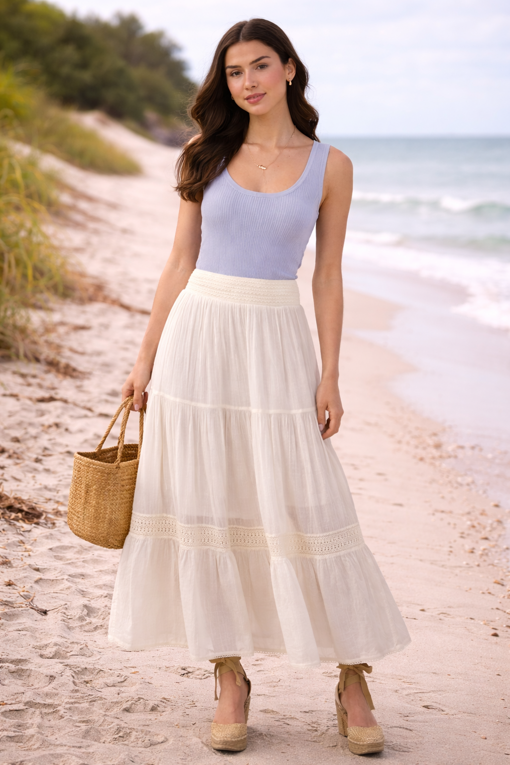 Dex - Seaside Lace Skirt
