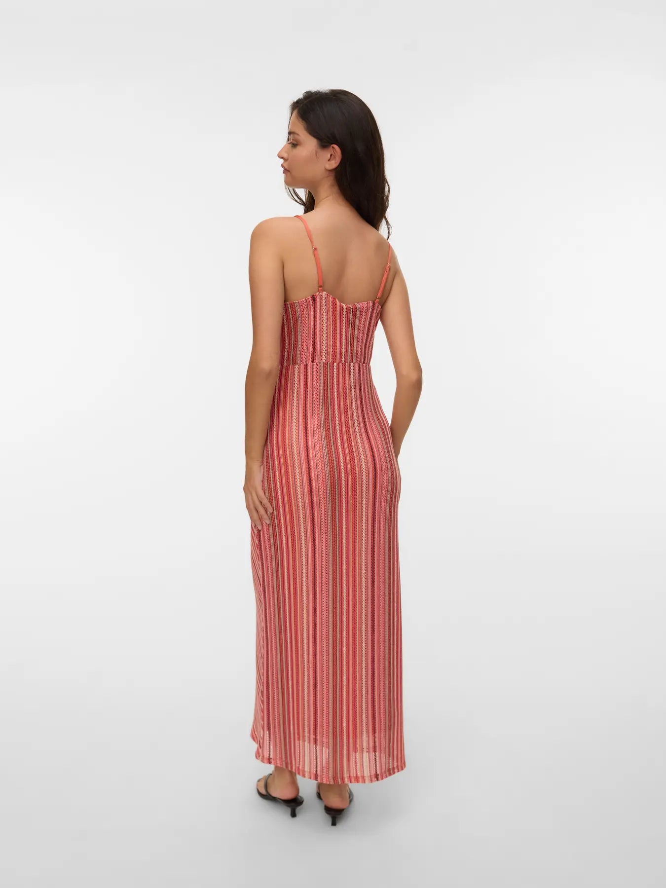 Vero Moda - Demi Striped Slip Midi Dress