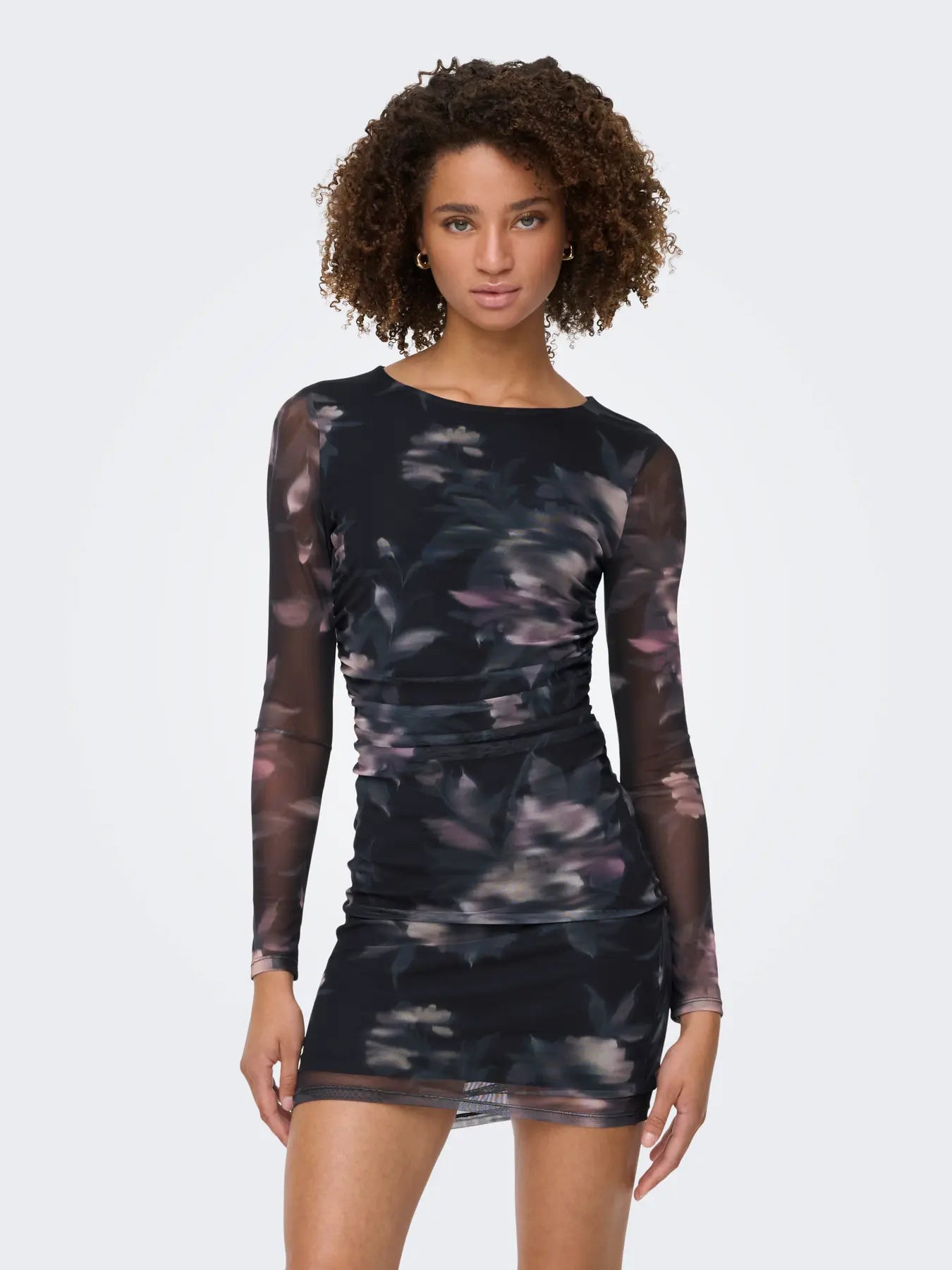 Only Kaya Life Ruching Mesh Dress