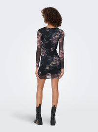 Only Kaya Life Ruching Mesh Dress