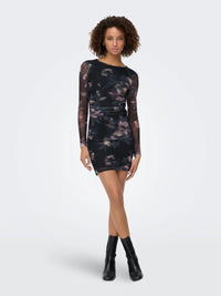 Only Kaya Life Ruching Mesh Dress