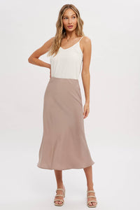Tyra Satin Skirt