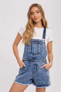 Frieda Fringe Overall Denim Short