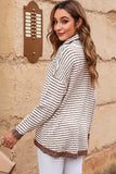 Gracie Striped Turtleneck Sweater