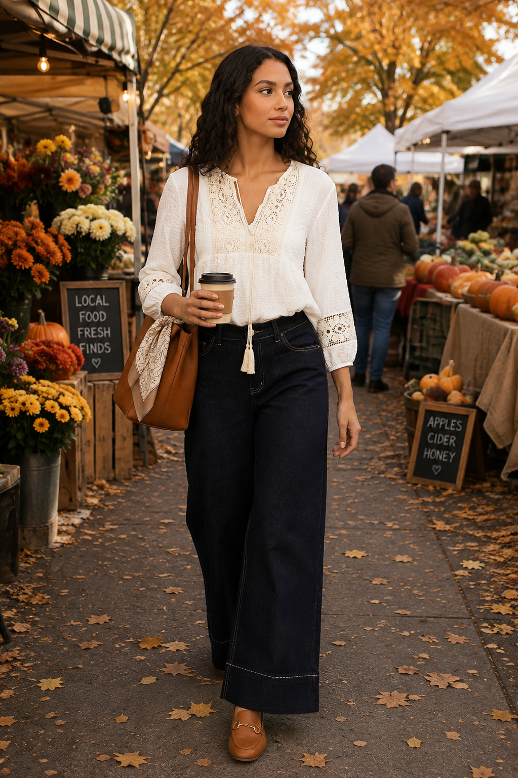 DEX - The Ivory Meadow Blouse