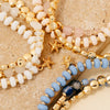 Pebble Stone Beaded Bracelet Set 3pc
