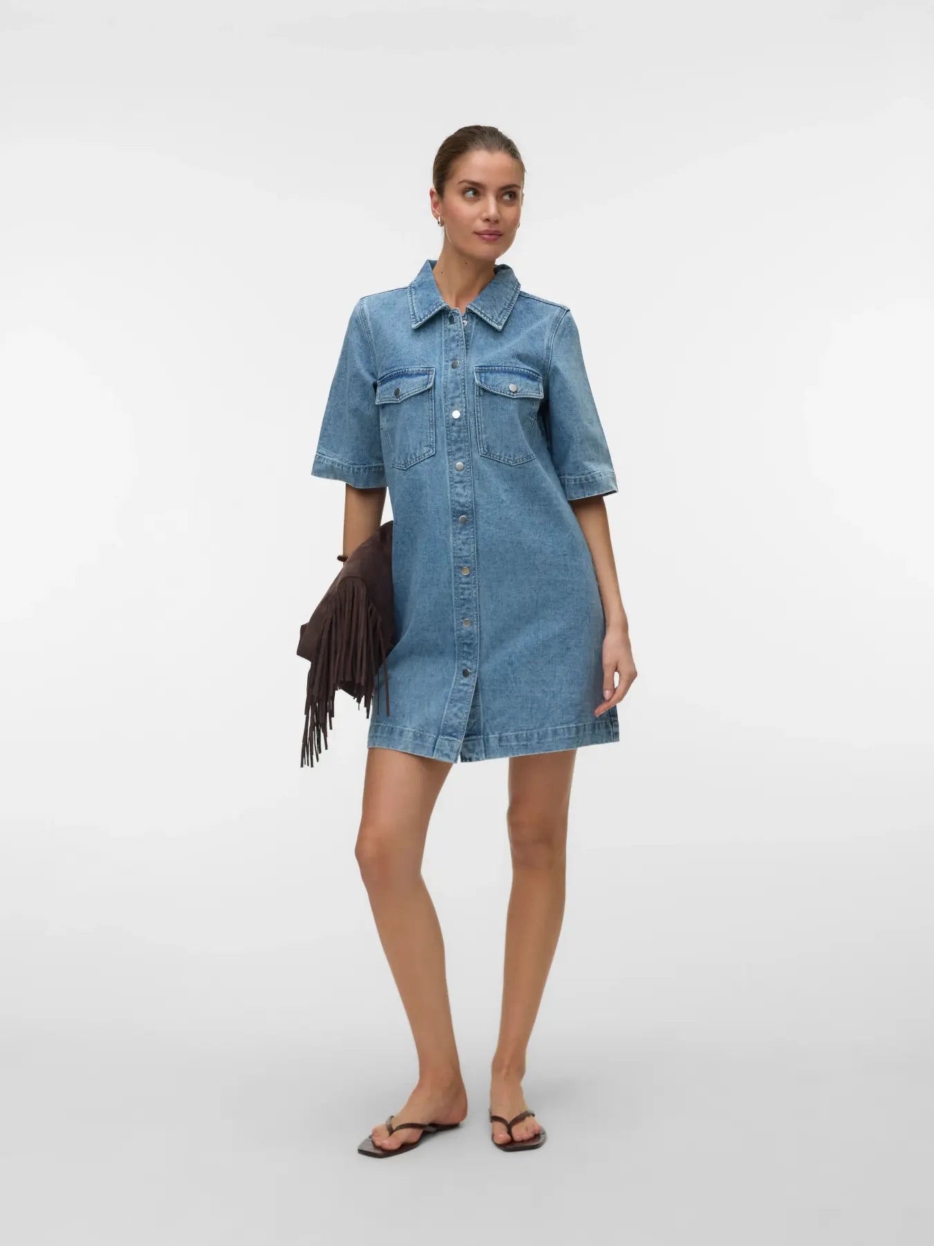 Vero Moda - Fenja Short Denim Dress