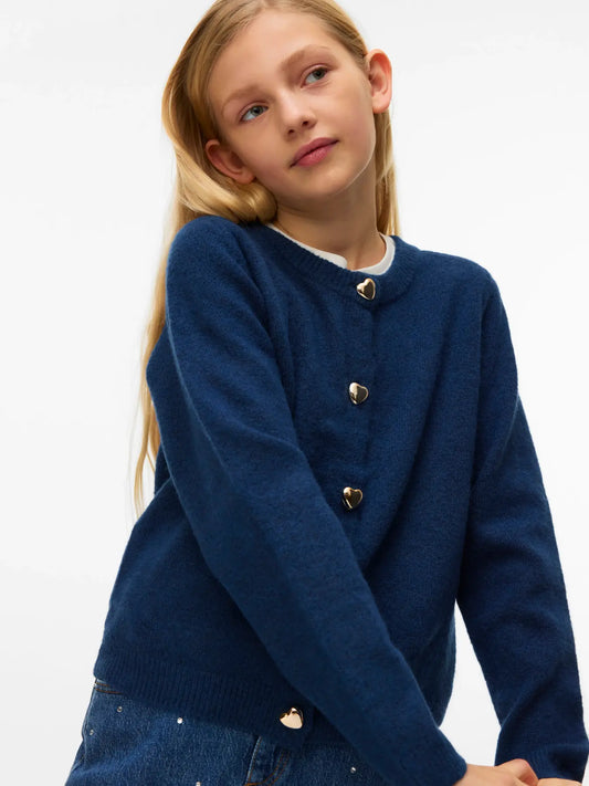 Vero Girl - Fiona Short Button Cardigan