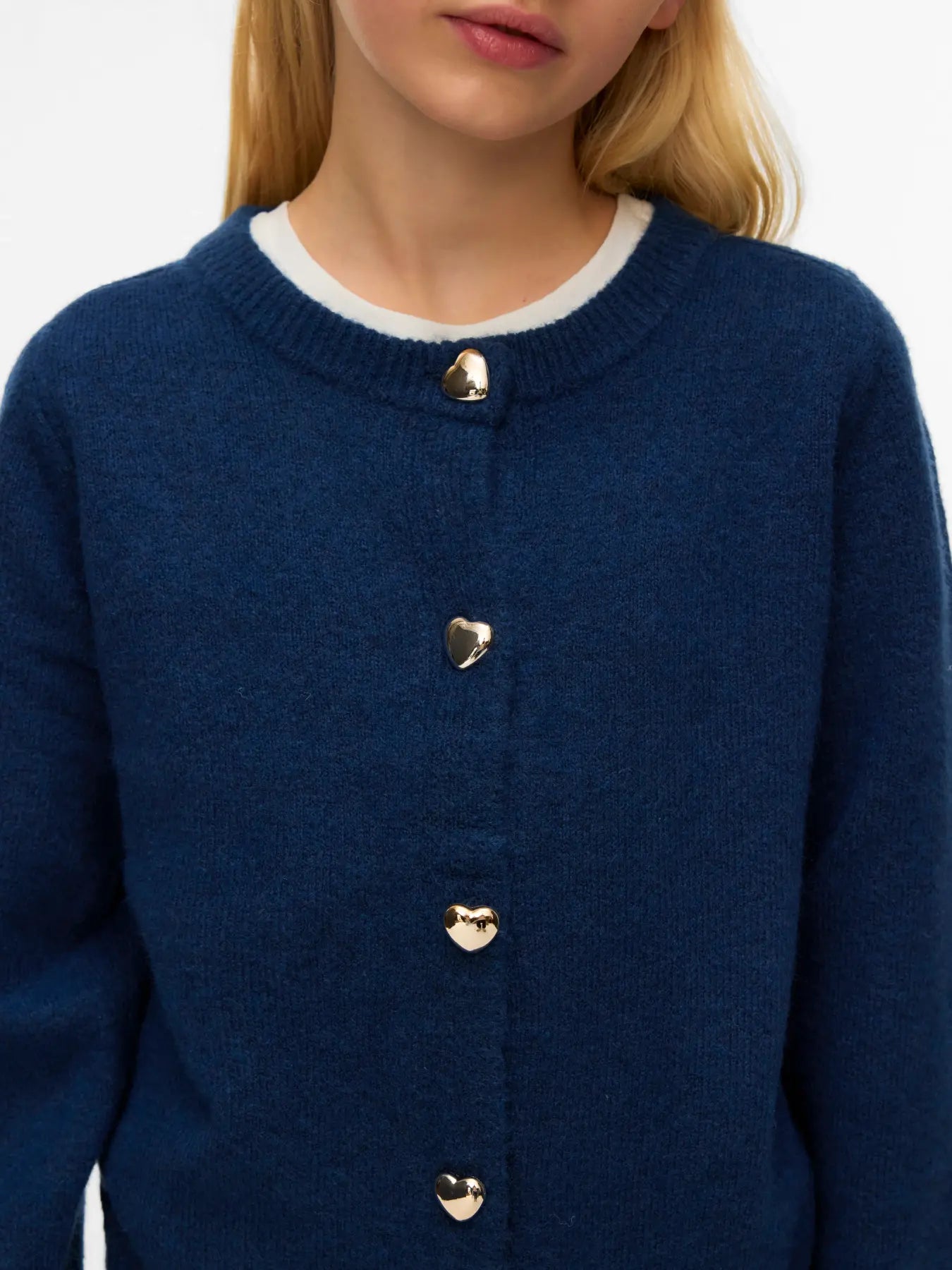 Vero Girl - Fiona Short Button Cardigan