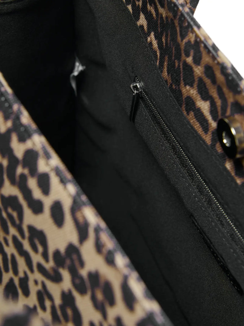 Only Diana Animal Canvas Shoulder Bag