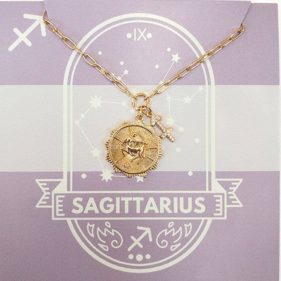 Zodiac Medallion Necklaces