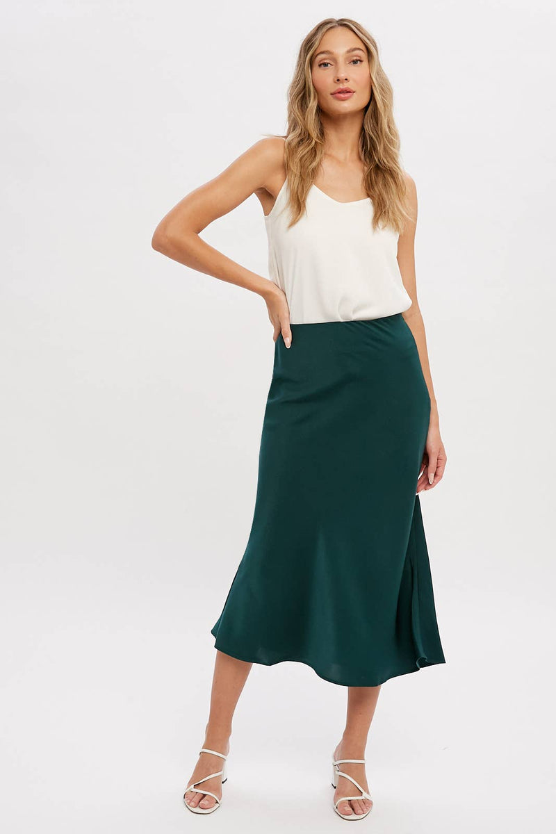 Tyra Satin Skirt