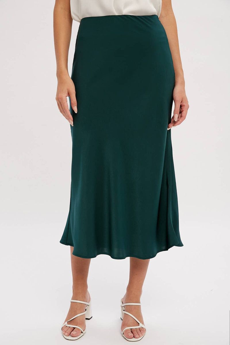 Tyra Satin Skirt